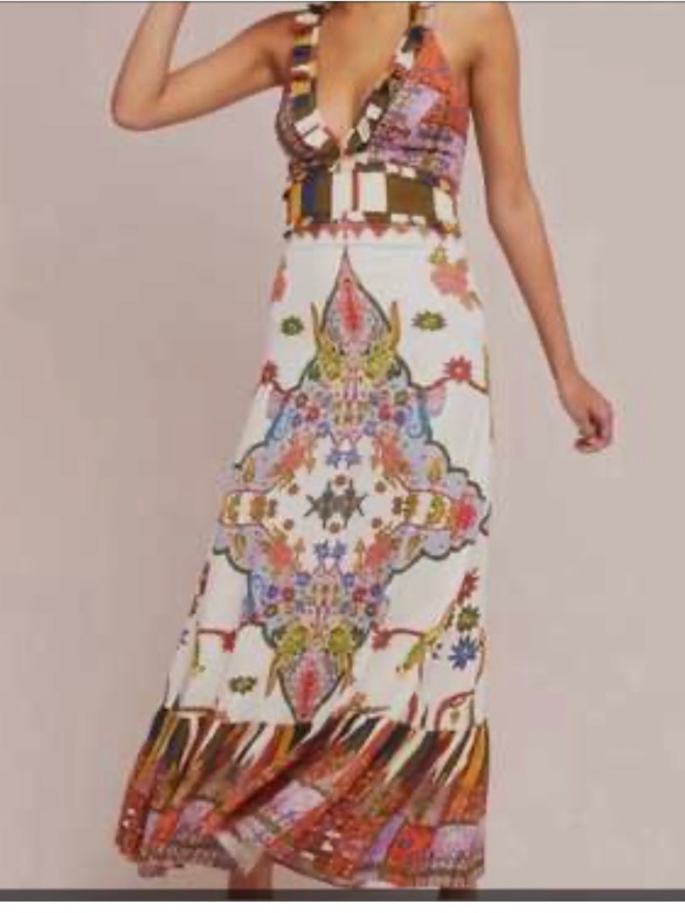 Cleobella Anthropologie linen dress